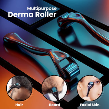 Skin Therapy Derma Roller With 540 Micro Needle Roller For Men And Women