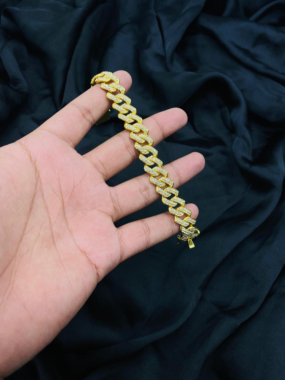 Iced out  Braclet + Chain | With Free Delivery